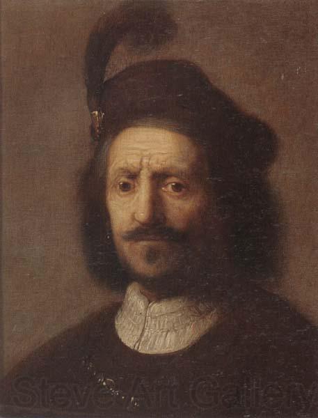 unknow artist Portrait of rembrandt s father,head and shoulers